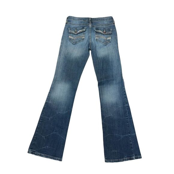 Decree Bootcut jeans Womans sz 5 low rise flip pocket stretch denim retro y2k - Picture 1 of 10